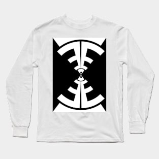 Letter E, the pattern 5 Long Sleeve T-Shirt